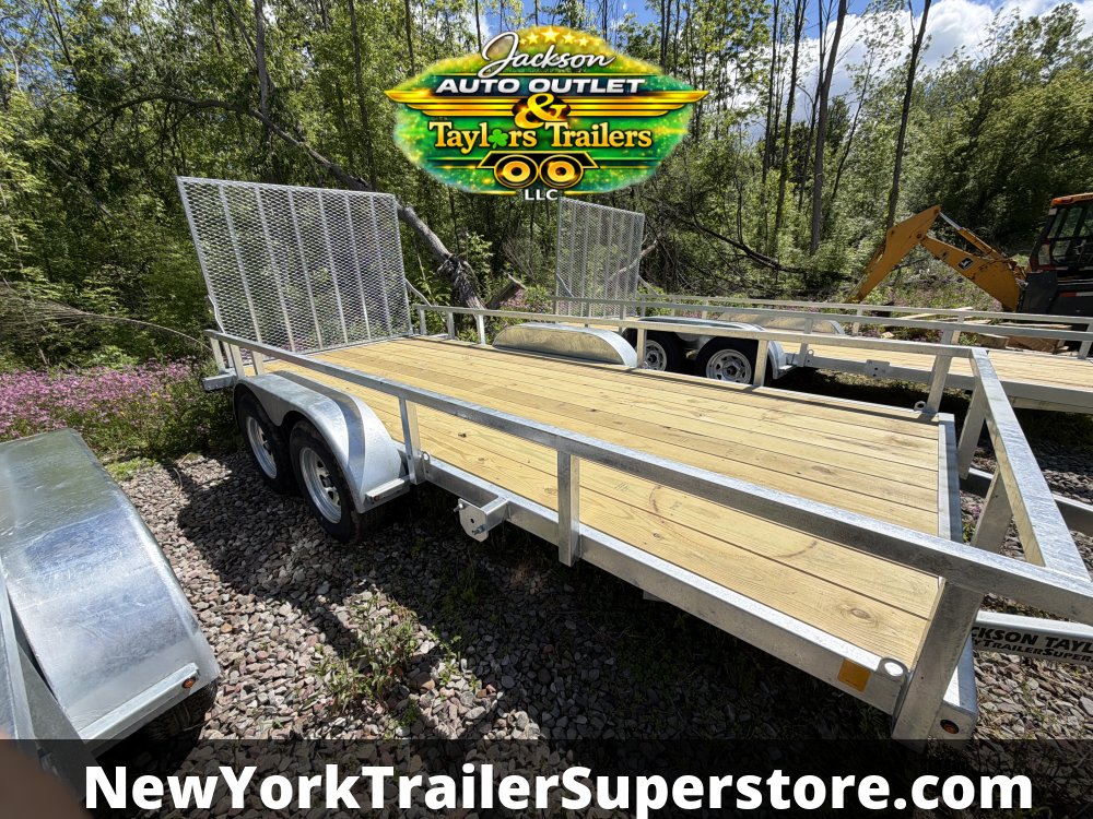 2027 Load Rite 6.5'x16'TA 7K GVW Galvanized Utility Trailer