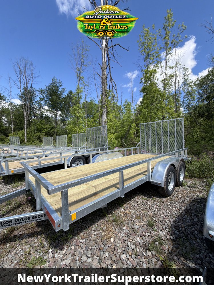 2027 Load Rite 6.5'x16'TA 7K GVW Galvanized Utility Trailer