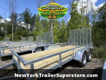 2027 Load Rite 6.5'x16'TA 7K GVW Galvanized Utility Trailer