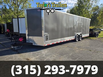 2024 Quality Cargo 102x28 Enclosed Car Hauler 14,000 GVWR w/ 7'6" Ceiling