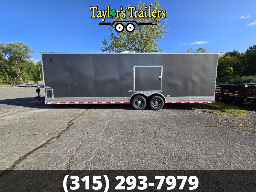 2024 Quality Cargo 102x28 Enclosed Car Hauler 14,000 GVWR w/ 7'6" Ceiling