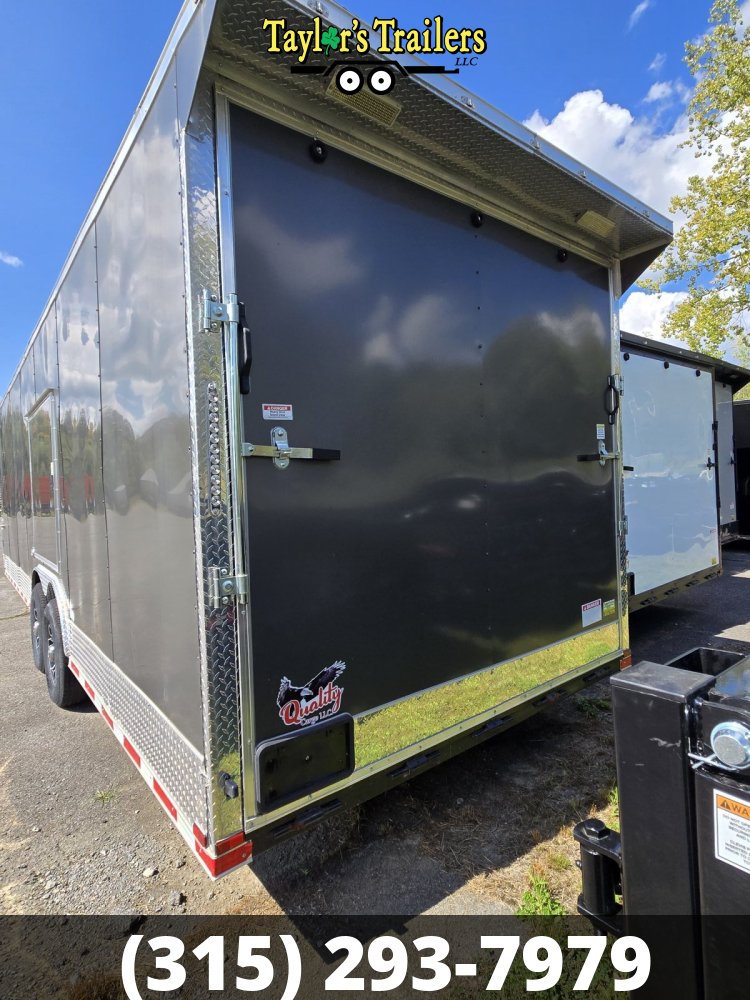 2024 Quality Cargo 102x28 Enclosed Car Hauler 14,000 GVWR w/ 7'6" Ceiling