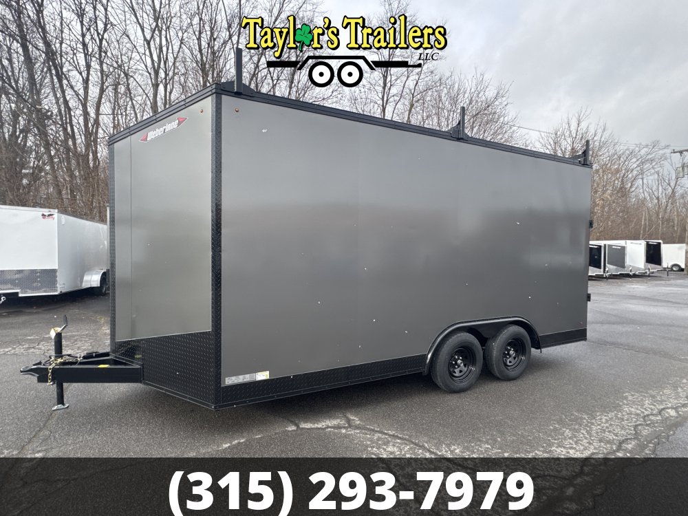 2025 Weberlane 8.5x16 Contractor Enclosed Trailer 7K GVW