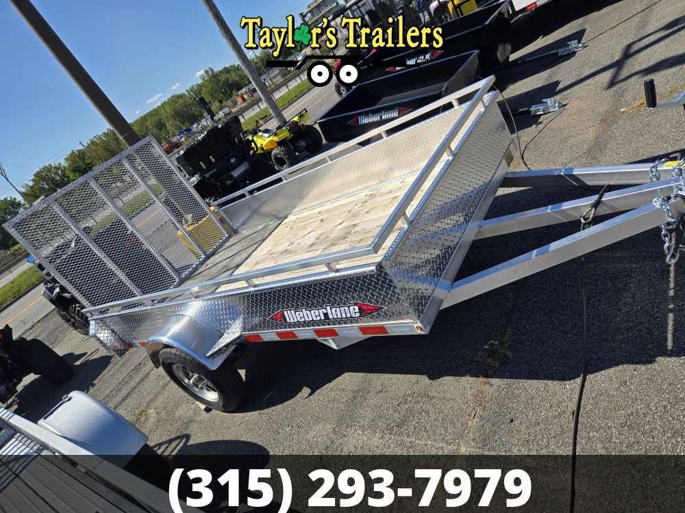 2025 Weberlane 5x10SA Aluminum Utility 2990k GVW