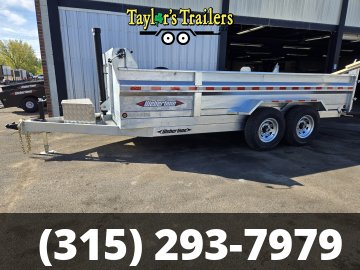 2025 Weberlane 82X16 15.6K GVW Galvanized Dump Trailer w/Tarp Kit