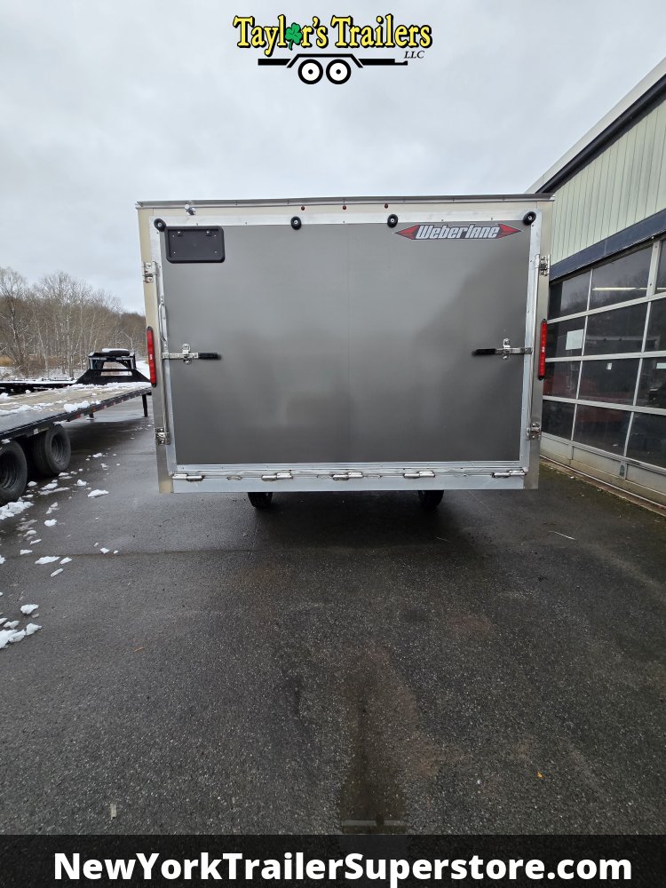 2026 Weberlane 101"x12' Snow Enclosed Trailer- 3k GVW
