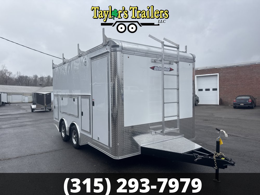 2025 Weberlane 8.5x16 Tandem Axle Contractor Enclosed Trailer 10K GVW