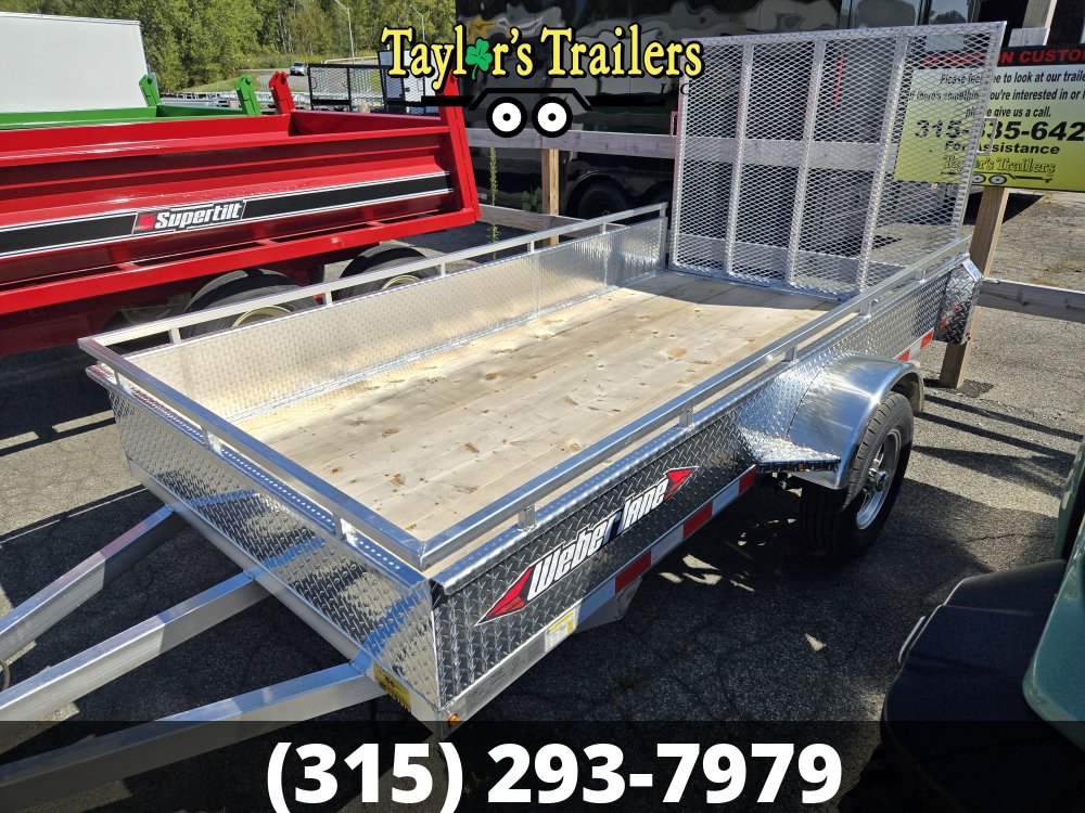 2025 Weberlane 5x10SA Aluminum Utility 2990k GVW