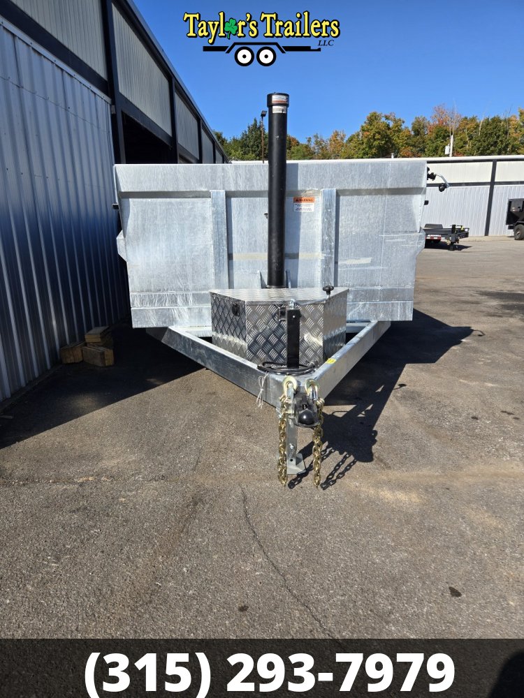 2025 Weberlane 82X16 15.6K GVW Galvanized Dump Trailer w/Tarp Kit