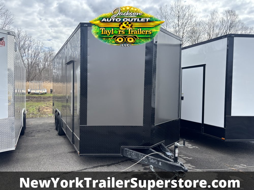 2026 Quality Cargo 8.5x20 Enclosed Trailer W/ 8' Ceiling Black Out Package & Rear Wing with Lights