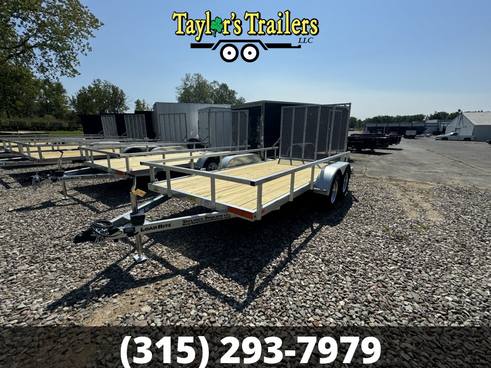 2025 Load Rite 77x16 Utility 7,000 GVWR Galvanized