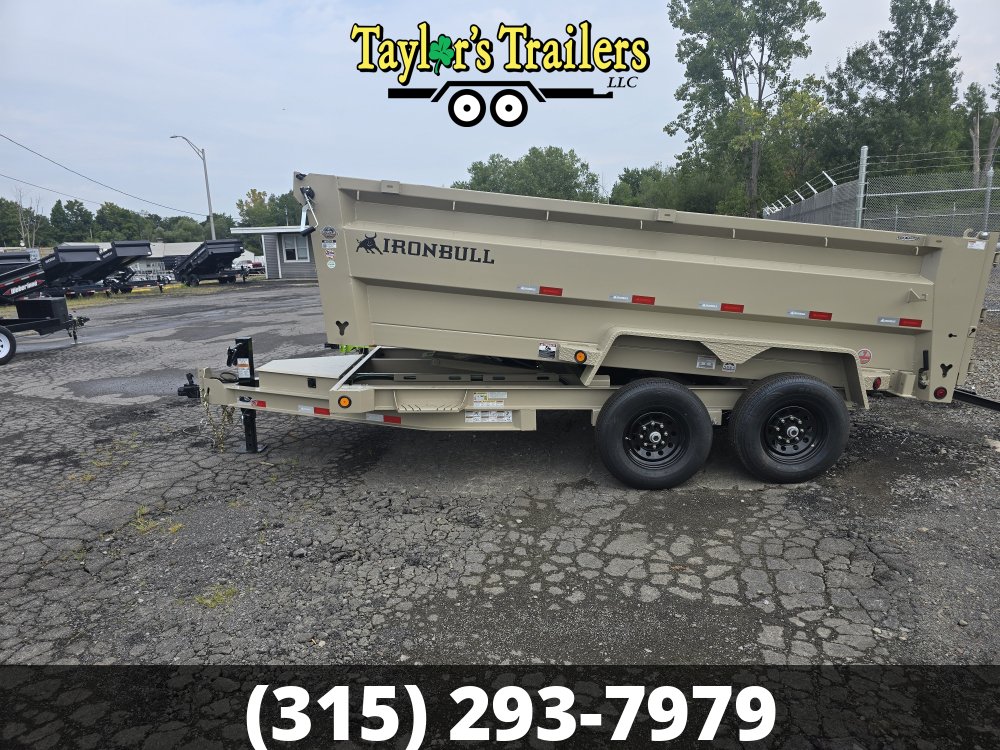 2026 Iron Bull 83x14TA 15k GVW Dump w/ 36" Sides & Tarp Kit