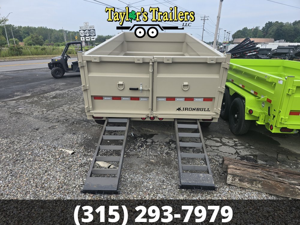 2026 Iron Bull 83x14TA 15k GVW Dump w/ 36" Sides & Tarp Kit