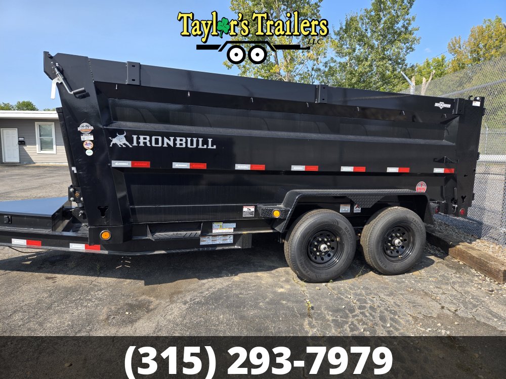2026 Iron Bull 83x14 Dump 15,000 GVWR