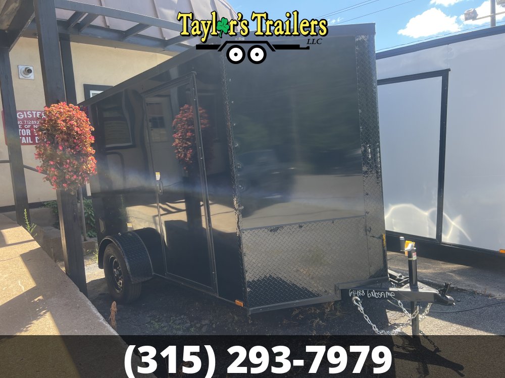 2026 Quality Cargo 72x8SA Enclosed Cargo 2990 GVW w/ 6'3" Ceiling & Blackout Package