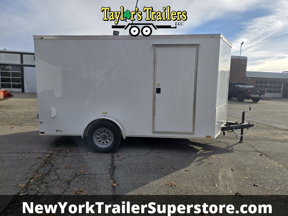 2026 Quality Cargo 7'x12'SA Enclosed Trailer w/ 6'3" Ceiling & Barn Doors- 3500k GVW