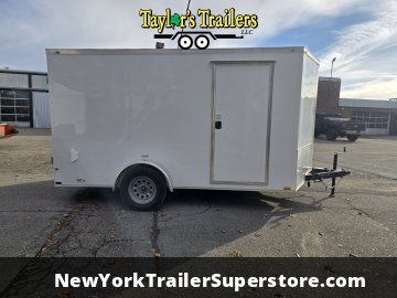 2026 Quality Cargo 7'x12'SA Enclosed Trailer w/ 6'3" Ceiling & Barn Doors- 3500k GVW