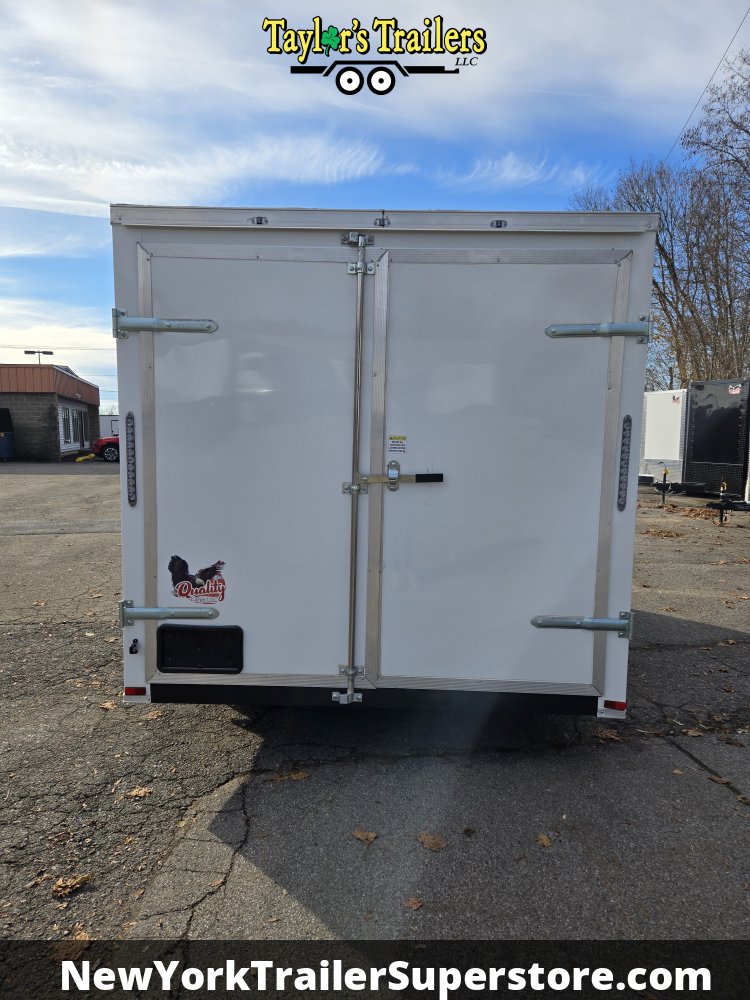 2026 Quality Cargo 7'x12'SA Enclosed Trailer w/ 6'3" Ceiling & Barn Doors- 3500k GVW