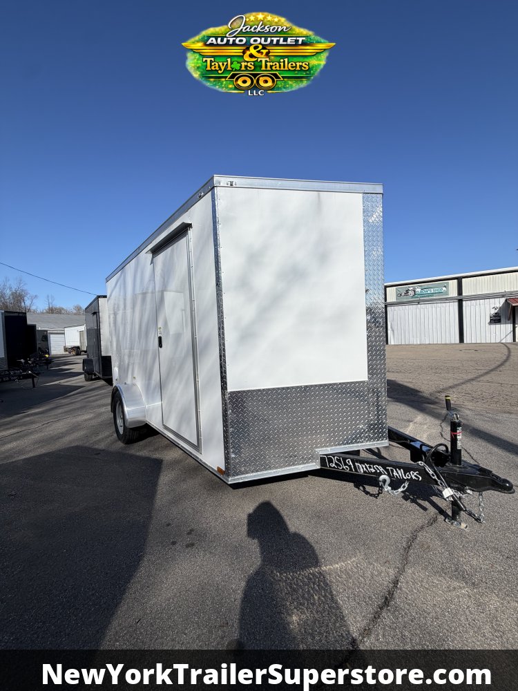2026 Quality Cargo 7'x12'SA Enclosed Trailer w/ 6'3" Ceiling & Barn Doors- 3500k GVW