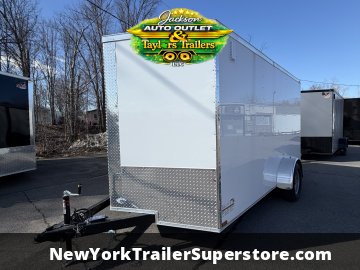 2026 Quality Cargo 7'x12'SA Enclosed Trailer w/ 6'3" Ceiling & Barn Doors- 3500k GVW