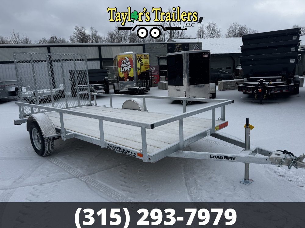 2025 Load Rite 6.5x14 3K GVW Galvanized Utility Trailer