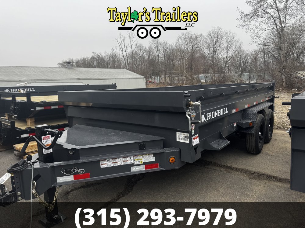 2025 Iron Bull 83x16 Dump 15,000 GVWR
