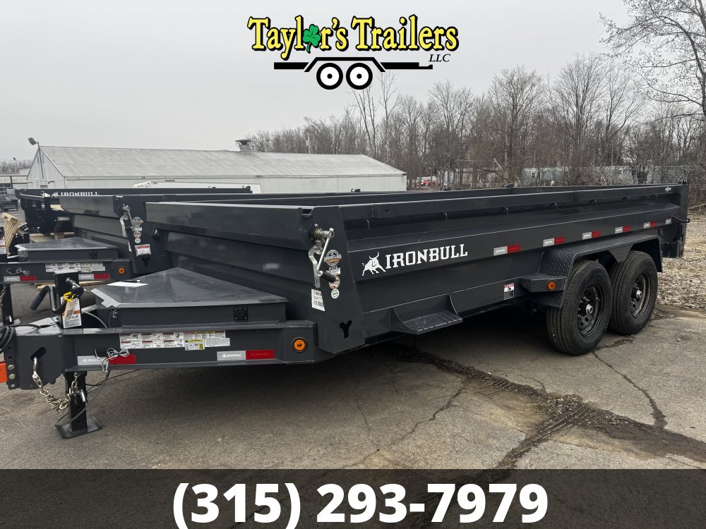 2025 Iron Bull 83x16 Dump 15,000 GVWR