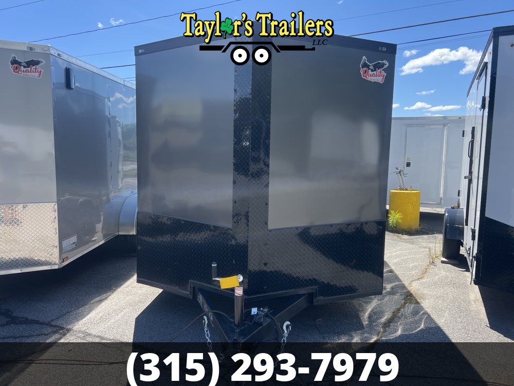 2025 Quality Cargo 84x12SA Enclosed Cargo 3500 GVW w/ 6'3" Ceiling & Blackout Package