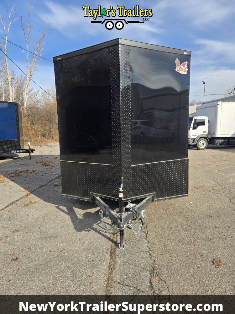 2026 Quality Cargo 7x12TA Trailer w/7' Ceiling, Barn Doors & Blackout Package- 7k GVW