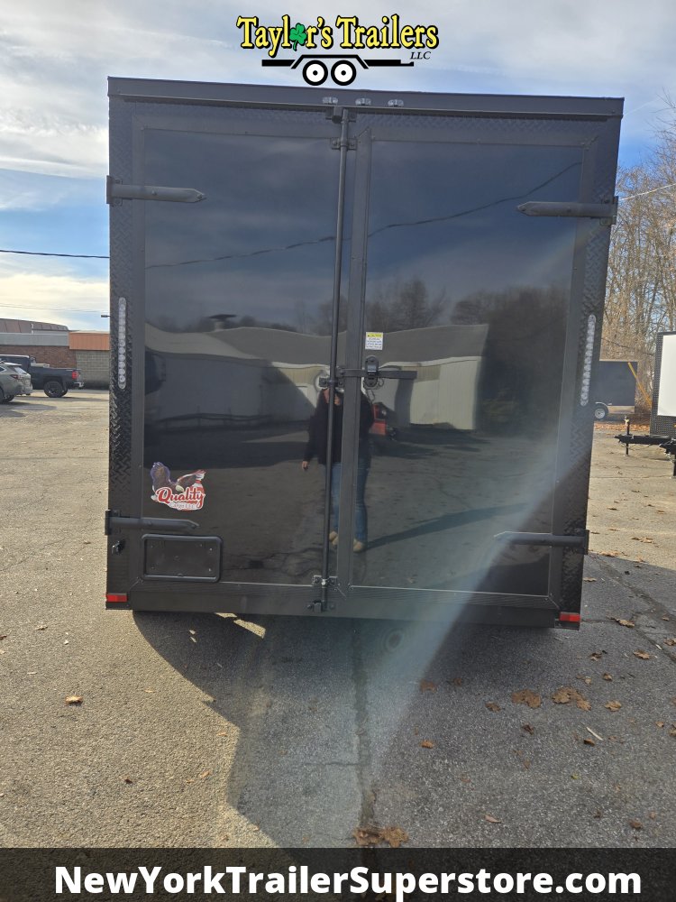 2026 Quality Cargo 7x12TA Trailer w/7' Ceiling, Barn Doors & Blackout Package- 7k GVW