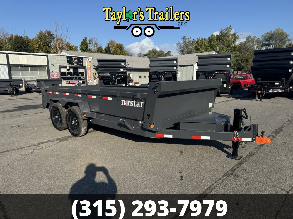 2026 Norstar 83x16 Dump 14,000 GVWR w/Tarp Kit