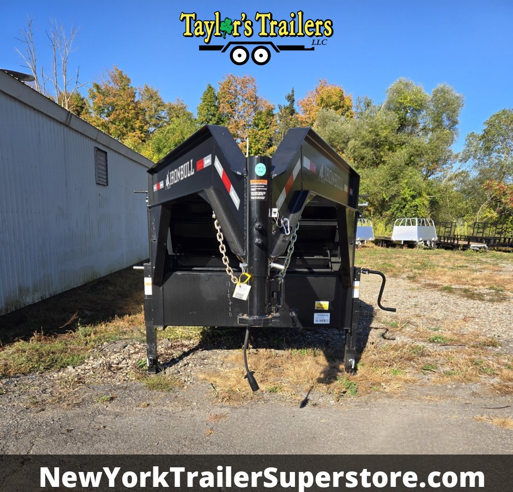 2026 Iron Bull 83x16TA GooseNeck Dump 22k GVW w/ 3' Sides & Tarp Kit