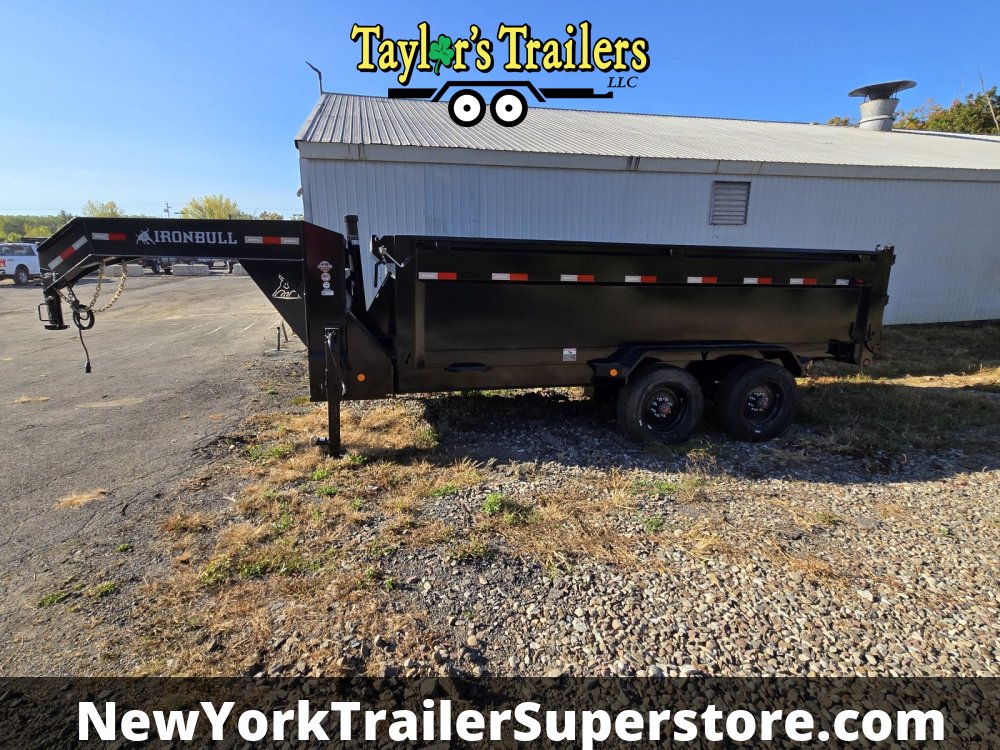 2026 Iron Bull 83x16TA GooseNeck Dump 22k GVW w/ 3' Sides & Tarp Kit