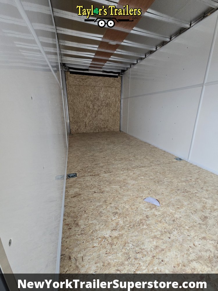 2026 Weberlane 3 Place 7' x 18'+5' Snowmobile- 7K GVW w/ 7' Ceiling, D Rings & Rear Spoiler