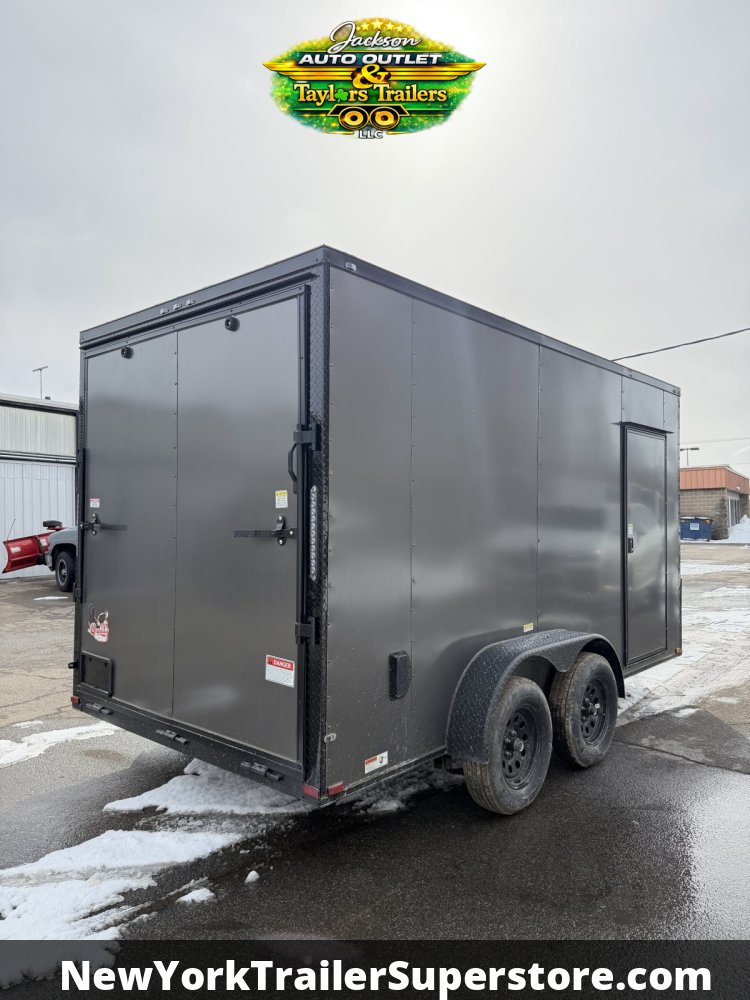 2026 Quality Cargo 7x14TA 7k GVW w/ 7' Ceiling, PolyCore Sides, Blackout Package
