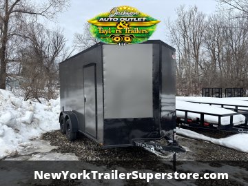 2026 Quality Cargo 7x14TA 7k GVW w/ 7' Ceiling, PolyCore Sides, Blackout Package