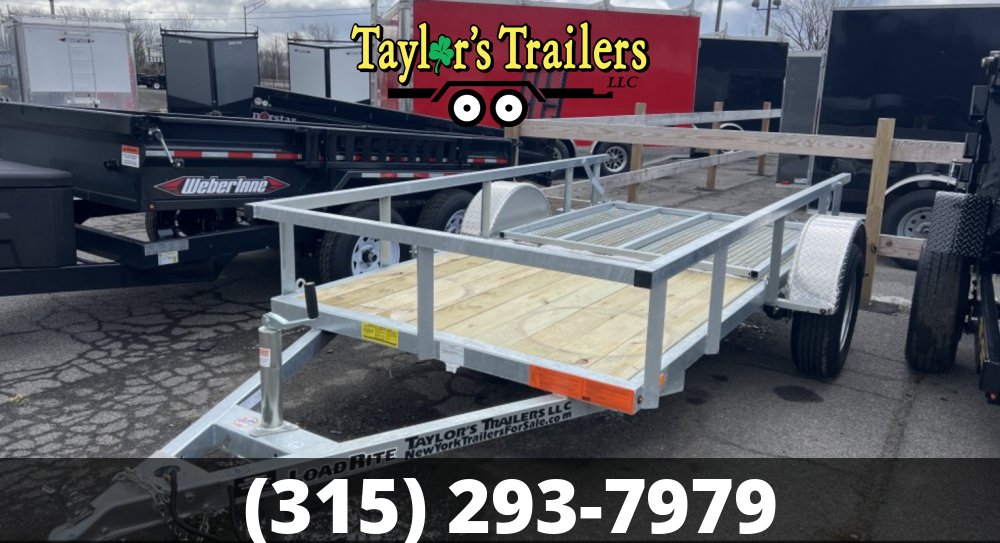 2026 Load Rite 60x10 Utility 2,999 GVWR Galvanized