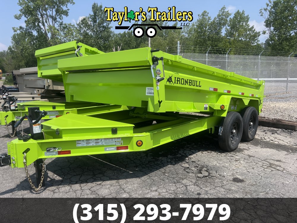 2026 Iron Bull 83x14TA 15k GVW Dump