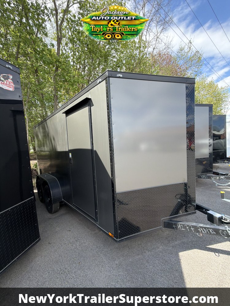 2026 Quality Cargo 7x14TA 7k GVW w/ 6'3 Ceiling, PolyCore Sides, D-Rings, Blackout Package