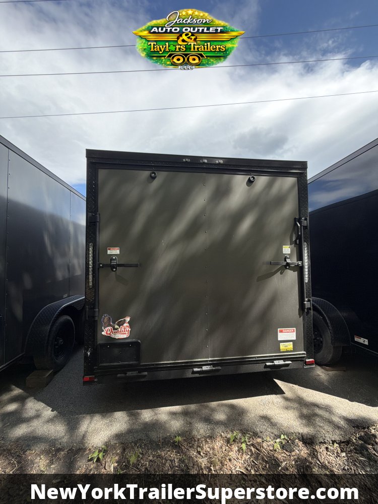 2026 Quality Cargo 7x14TA 7k GVW w/ 6'3 Ceiling, PolyCore Sides, D-Rings, Blackout Package