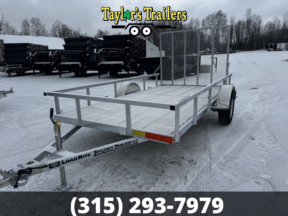 2025 Load Rite 6.5x12 3K GVW Galvanized Utility Trailer