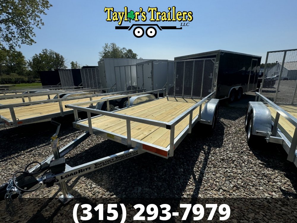 2026 Load Rite 79"X18 7K GVW Galvanized Utility Trailer
