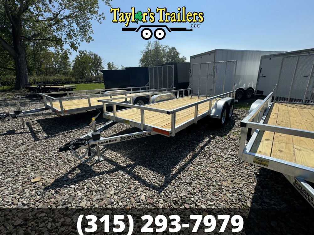 2026 Load Rite 79"X18 7K GVW Galvanized Utility Trailer