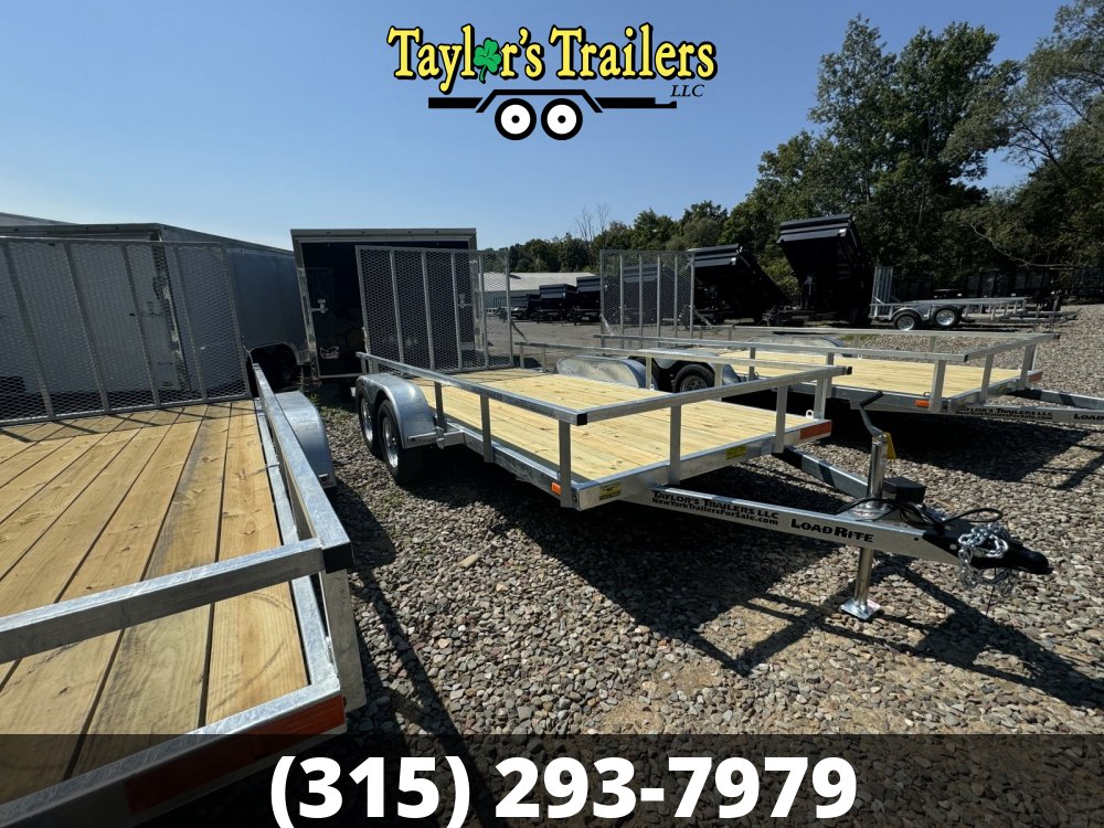 2026 Load Rite 79"X18 7K GVW Galvanized Utility Trailer