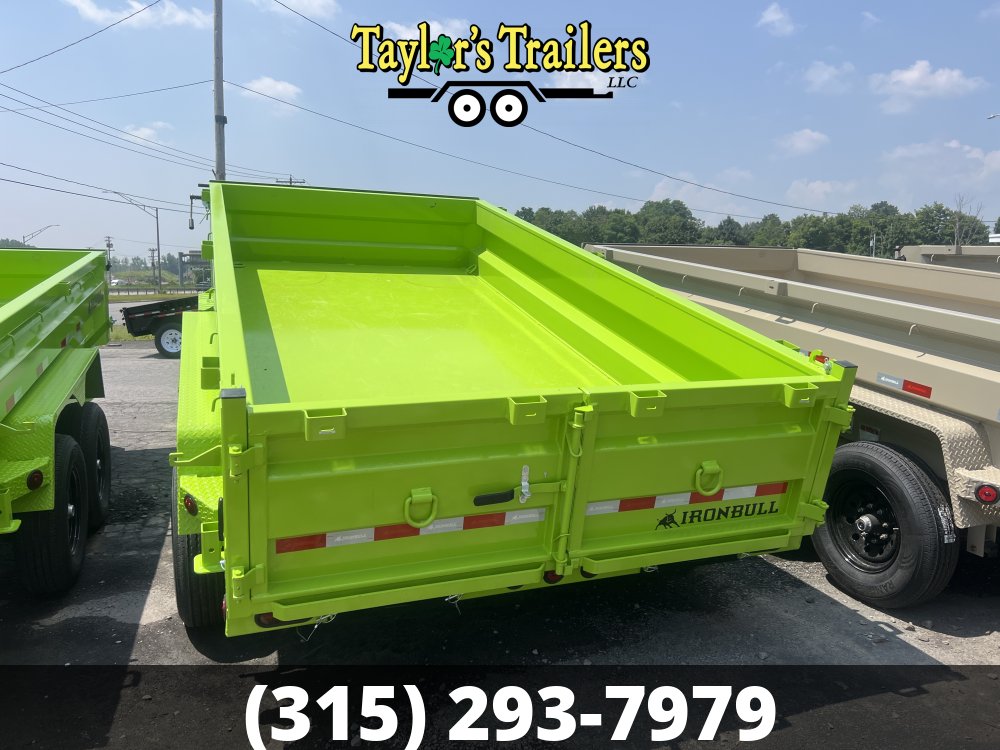 2026 Iron Bull 83x14TA 15k GVW Dump