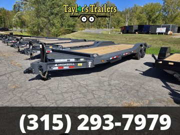 2026 Iron Bull 102x24TA Power Tilt Equipment 16k GVW w/ Drive Over Fenders