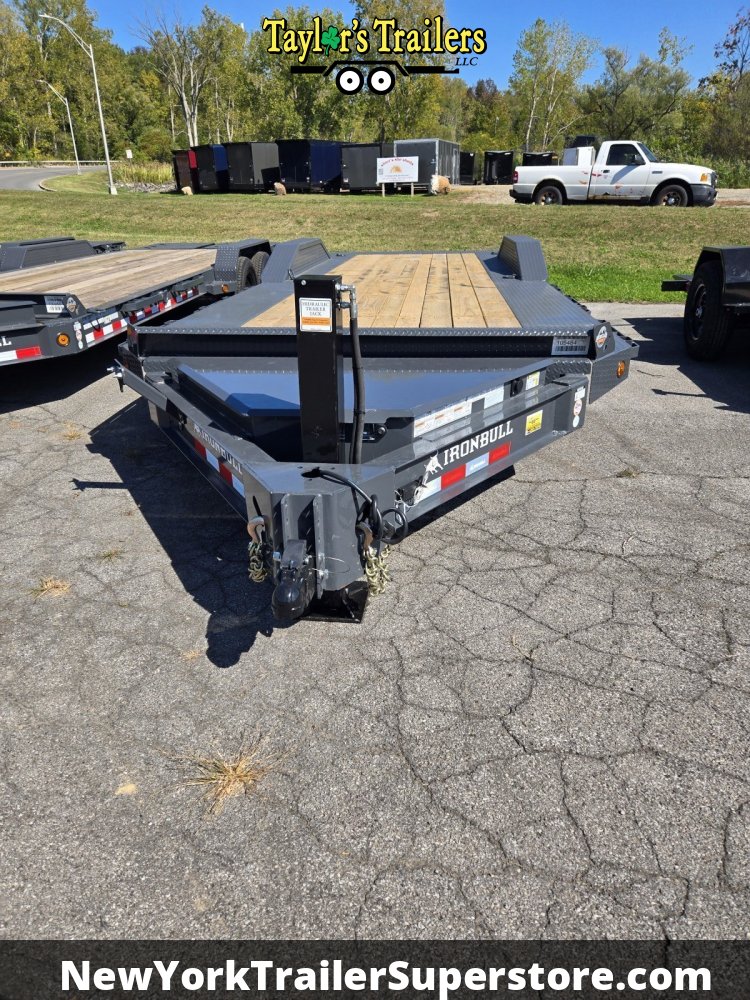 2026 Iron Bull 102x24TA Power Tilt Equipment 16k GVW w/ Drive Over Fenders