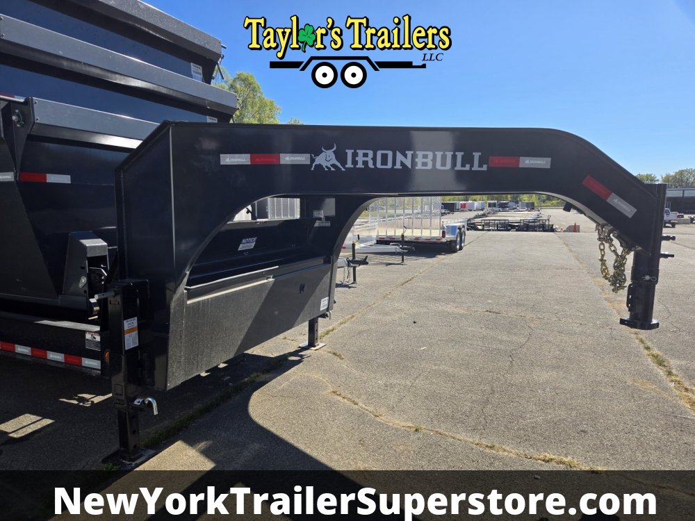 2026 Iron Bull 83x16TA Roll Off Dump Trailer 14k GVW w/ 3 16 Yard Bins & Tarp Kits