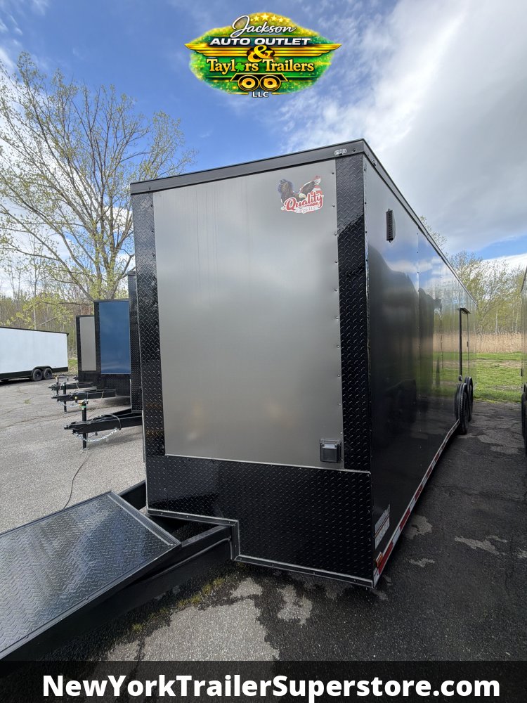 NEW 2026 Quality Cargo 8.5' x 28' Race Trailer 14k GVW 7' Ceiling