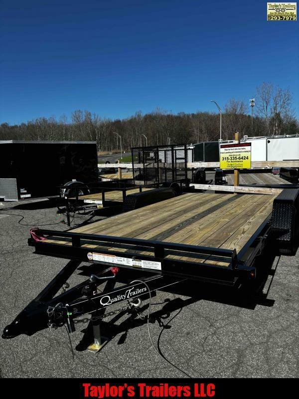 2024 Quality Trailers 82x16 Flatbed Car Hauler 7,000 GVWR